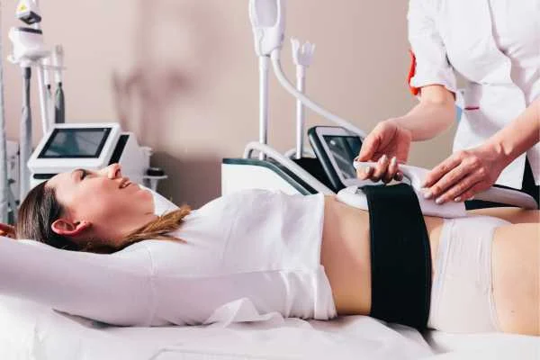 woman having body sculpting to help improve her body image and her mental health Dover